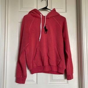 Polo Ralph Lauren Cranberry Hoodie MEDIUM